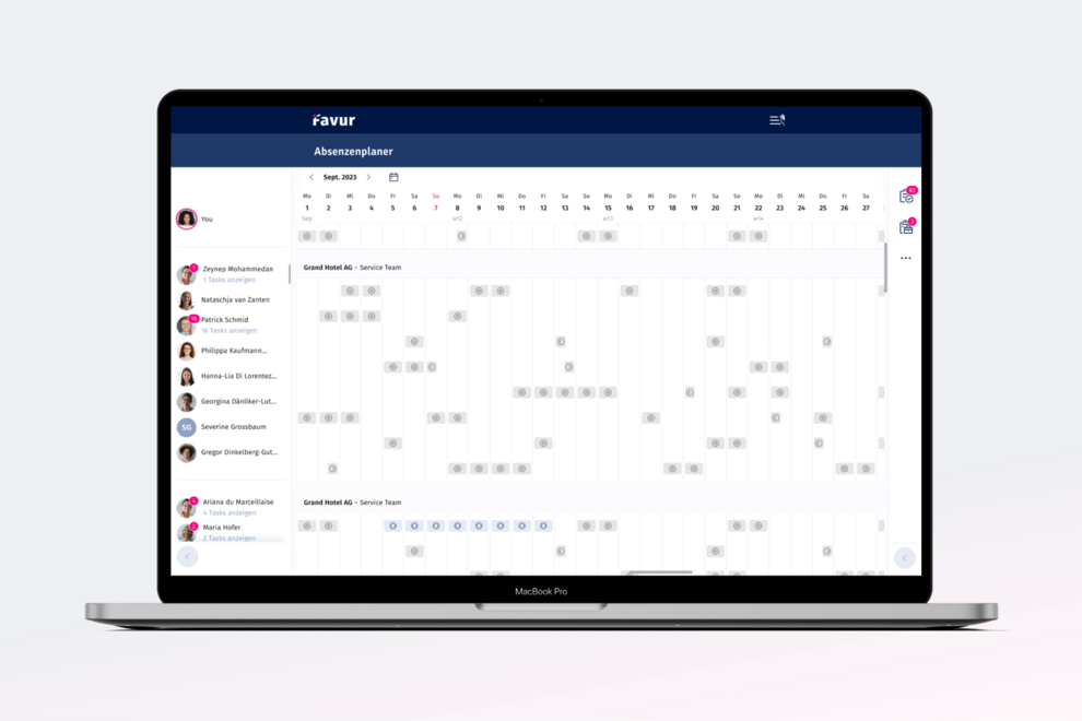 Portail collaborateur Favur